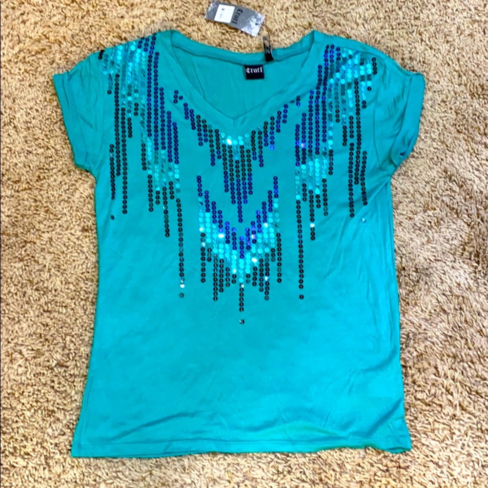 NWT Sequin top